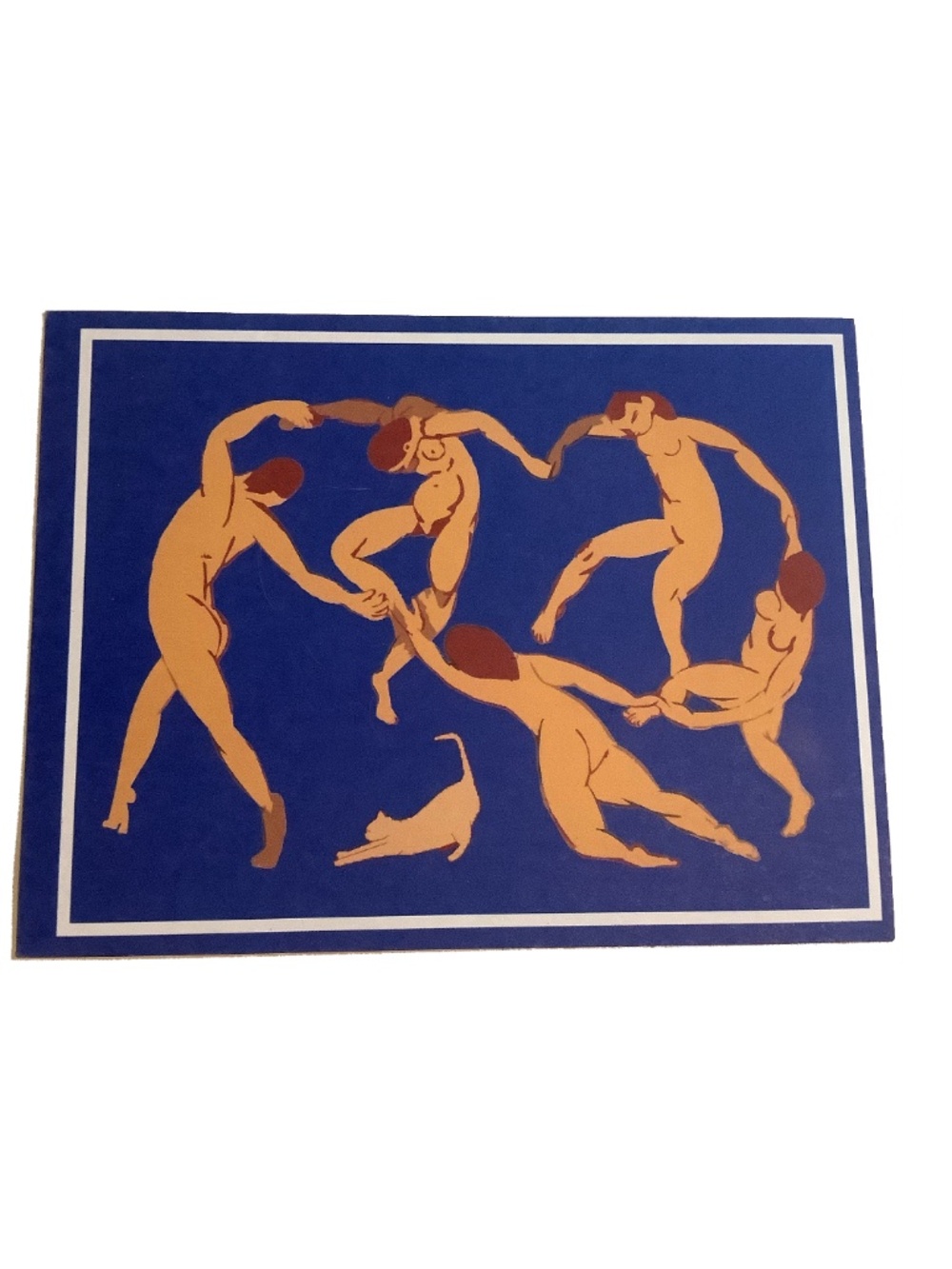 The Dance - Cat Art Parody -Postcard